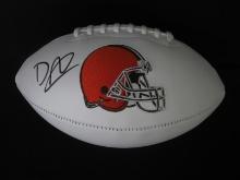 David Njoku Browns signed Football JSA Coa