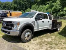 2022 FORD XL F550 CREWCAB FLATBED