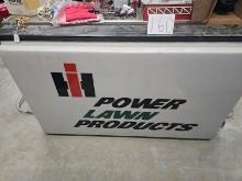 IH Power Lawn Products lighted sign electric good condition 61" by 36"