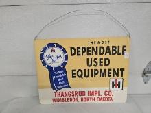 Metal Transgrud Impl Co double sided Dependable Used Equipment IH 24" by 18" very good condition