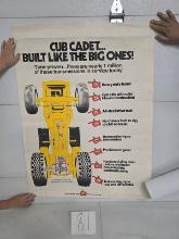 unframed original Cub Cadet green thumb built like the big ones good condition