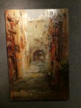 Jing Backstreet Oil Painting