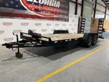 2019 BLACK DOWN TO EARTH 18FT 2FT DOVETAIL TRAILER