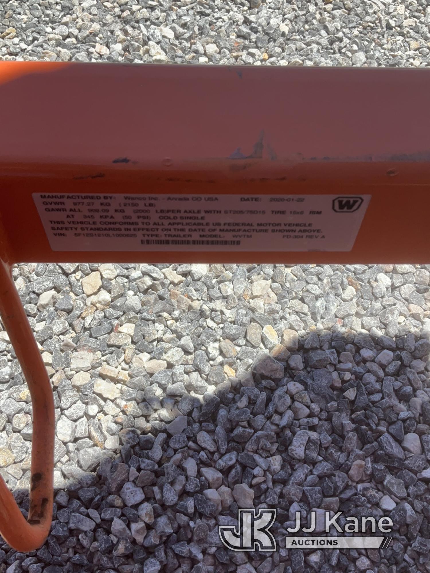 (Las Vegas, NV) 2020 Wanco WVTM Message Board 2 In. Ball Wrecked, Missing Parts