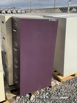 (Las Vegas, NV) (5) File Cabinets NOTE: This unit is being sold AS IS/WHERE IS via Timed Auction and