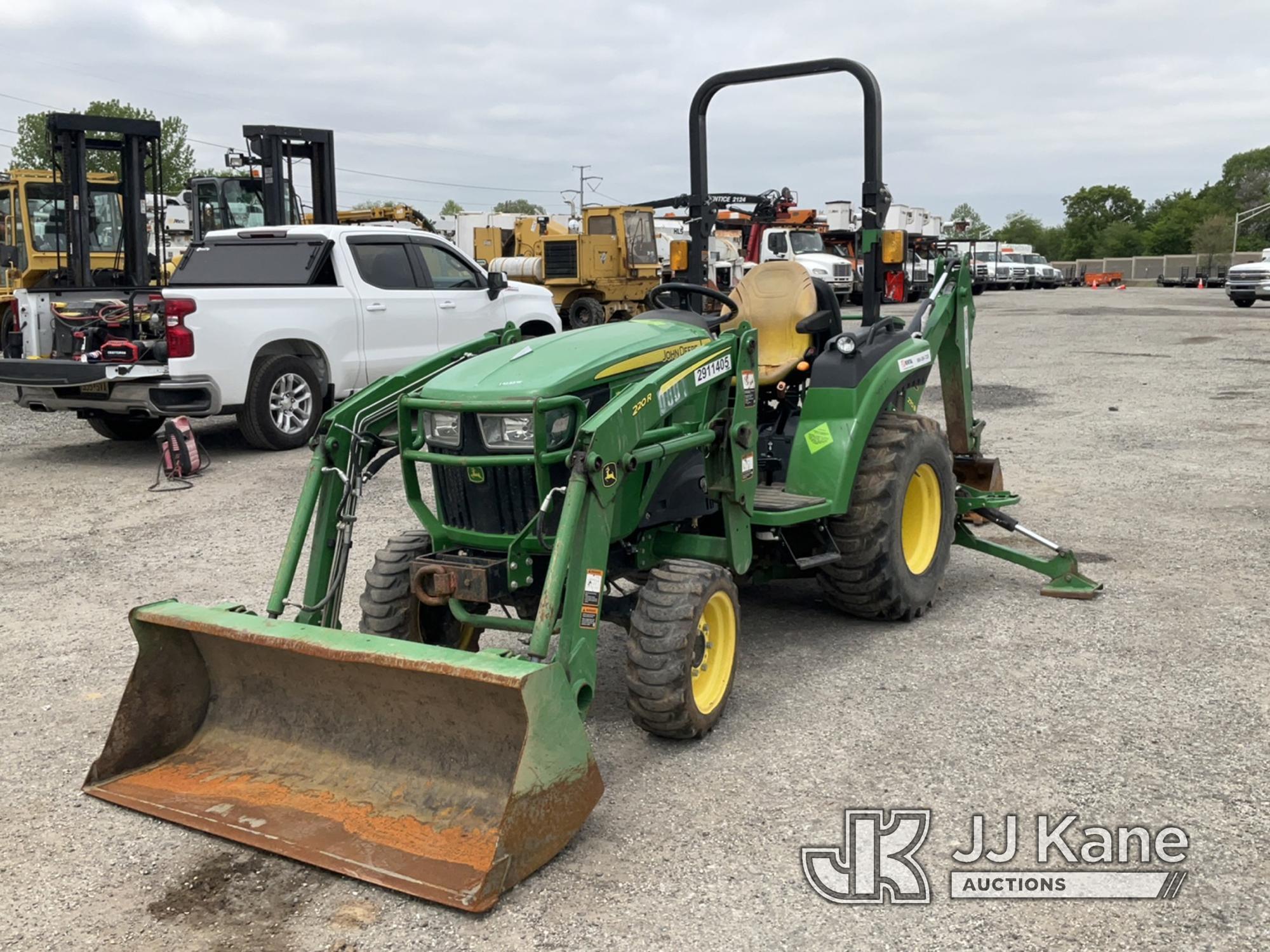 (Plymouth Meeting, PA) 2020 John Deere 2032R 4x4 Mini Tractor Loader Backhoe Runs, Moves & Operates