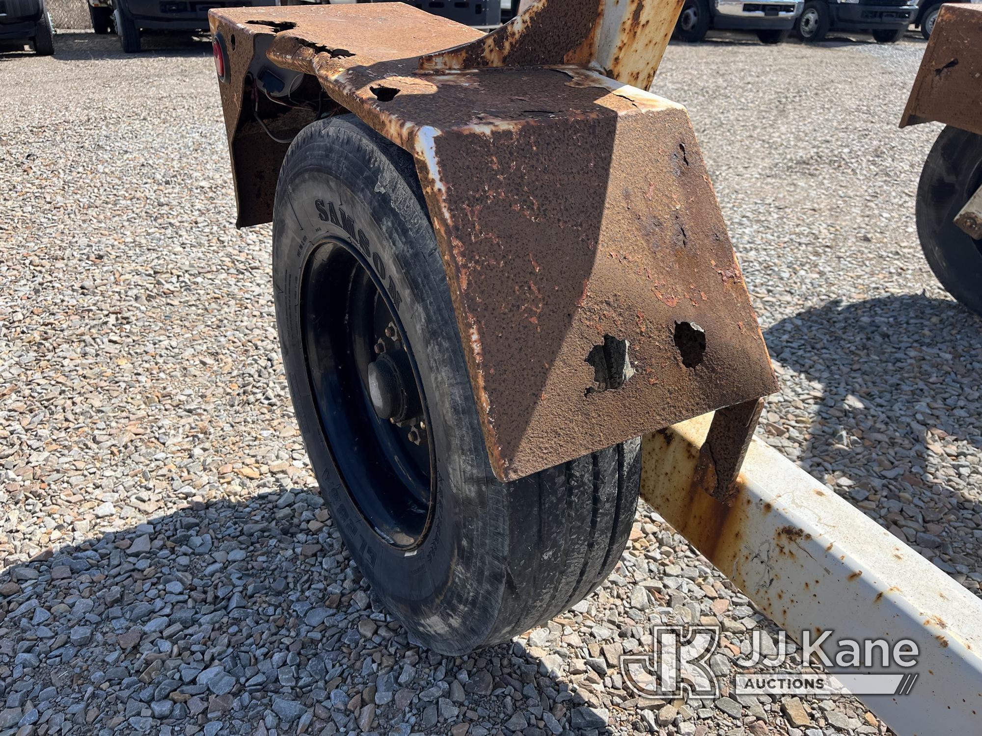 (Smock, PA) 2012 Slabach Wheeler Reeler I-85 Reel Trailer Broken Jack, Rust Damage