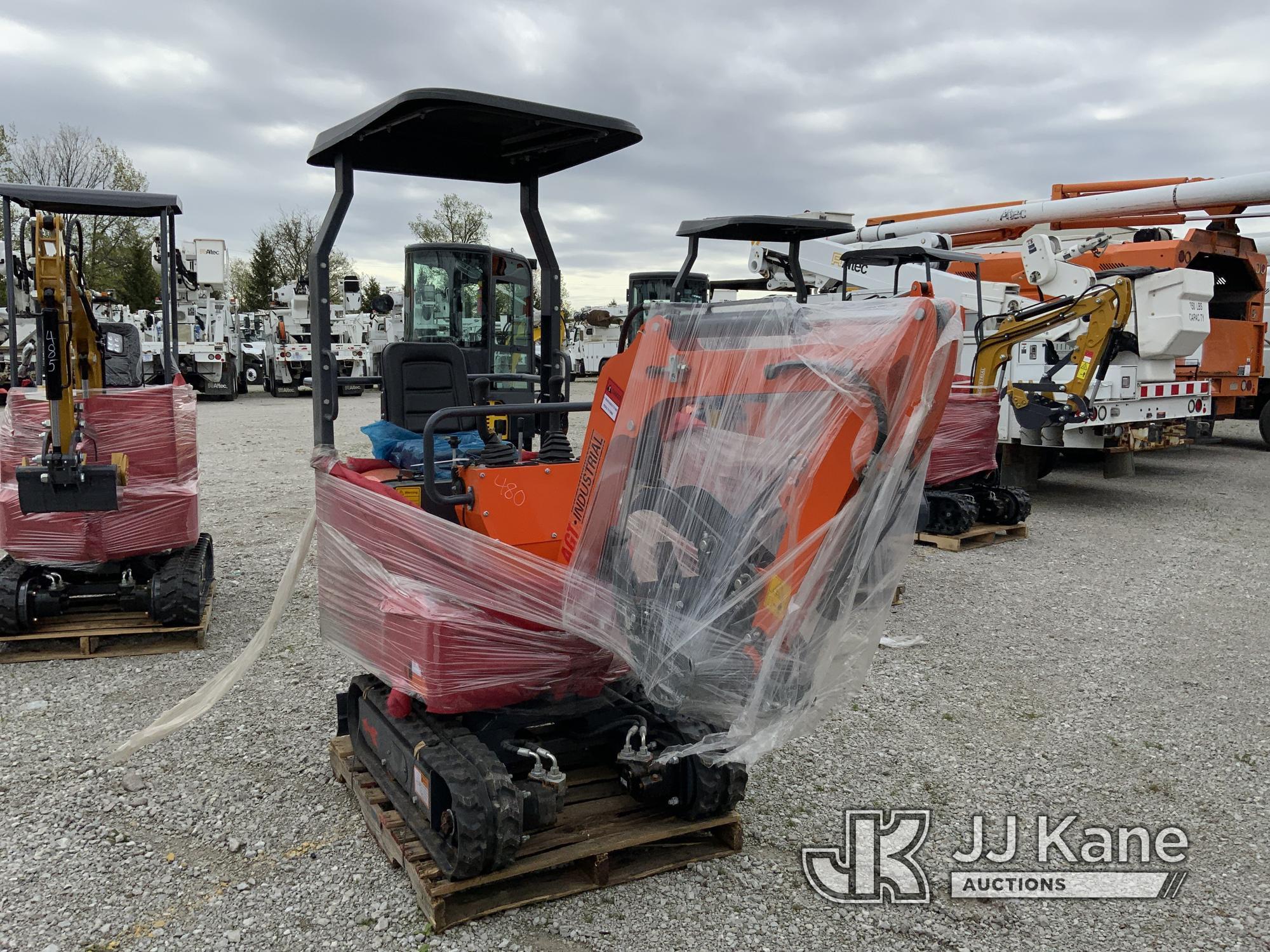 (Fort Wayne, IN) 2024 AGT LH12R Mini Hydraulic Excavator New) (Condition Unknown