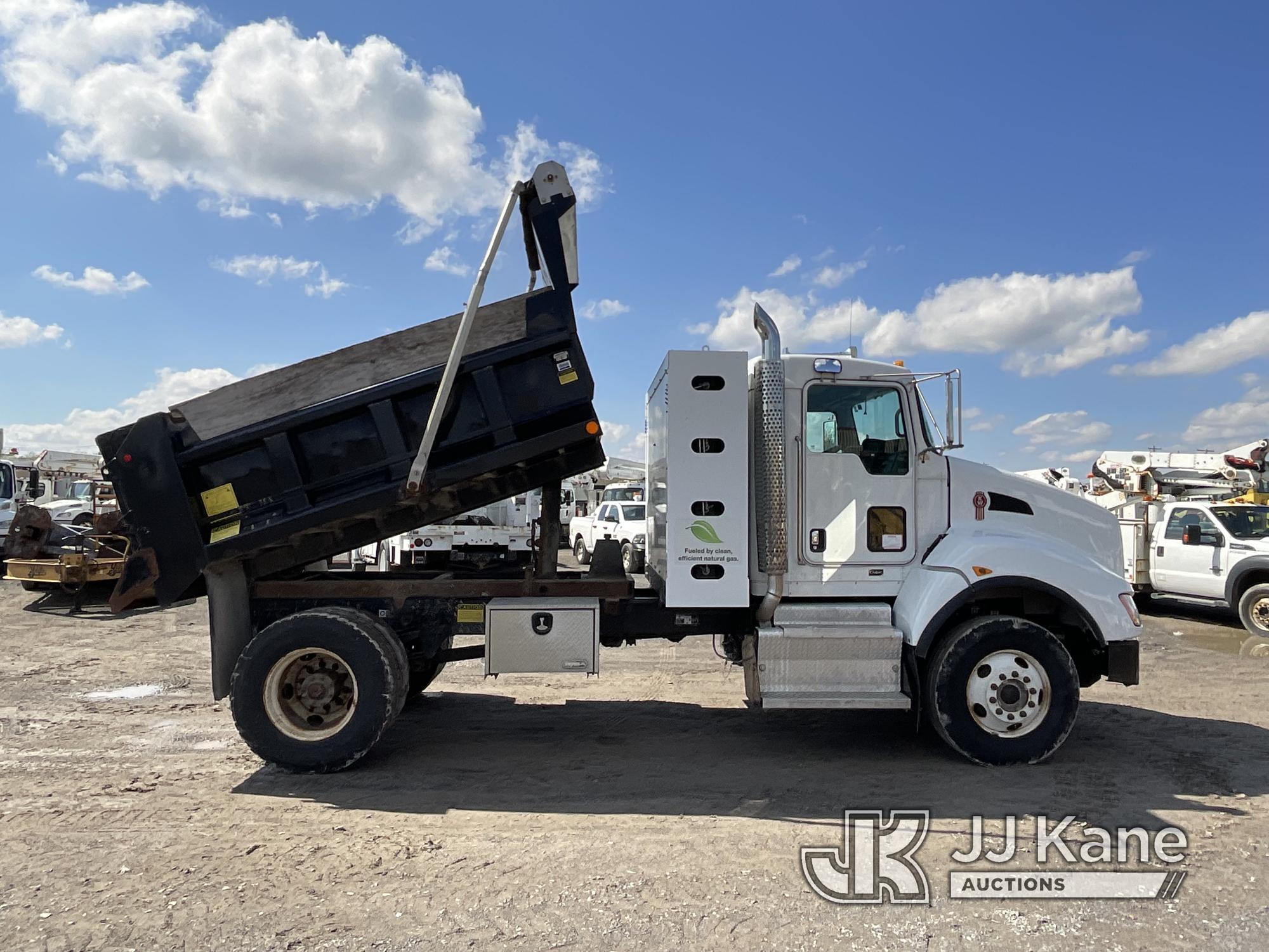 (Rome, NY) 2013 Kenworth T400 Dump Truck CNG Only) (Runs, Moves & Dump Operates