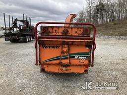 (Shrewsbury, MA) 2015 Vermeer BC1000XL Chipper (12in Drum) Runs Rough, Operating Condition Unknown,