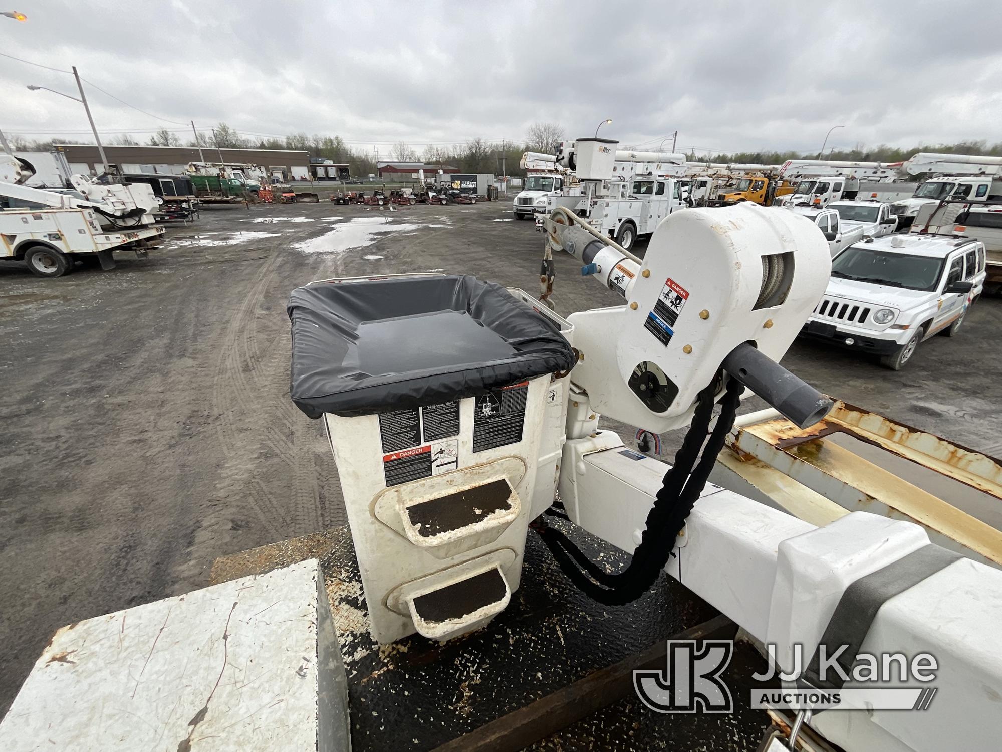 (Rome, NY) Altec AT41M, Articulating & Telescopic Material Handling Bucket Truck mounted behind cab