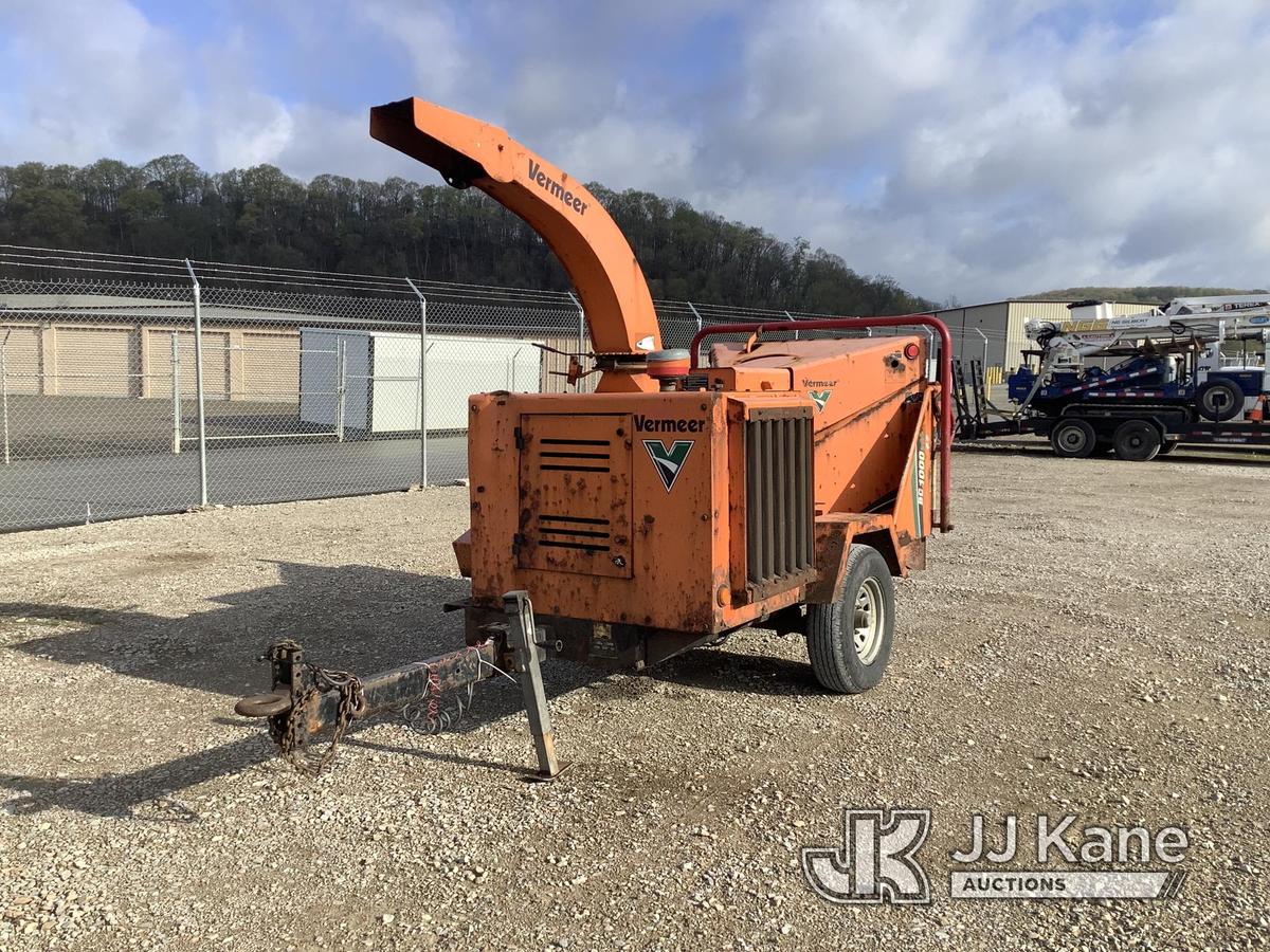 (Smock, PA) 2013 Vermeer BC1000XL Portable Chipper (12in Drum) No Title, Not Running, Operational Co