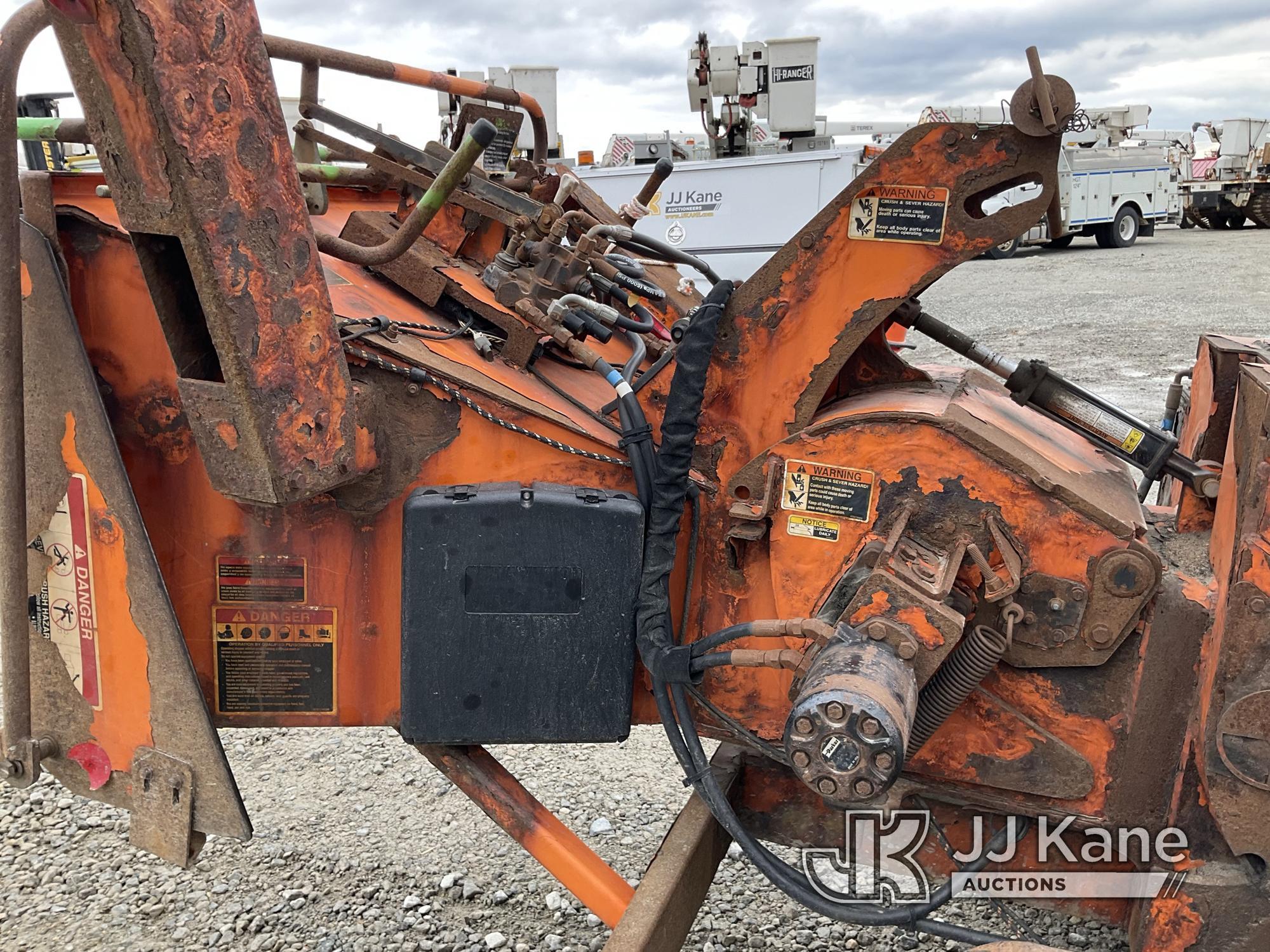 (Shrewsbury, MA) 2015 Altec DRM12 Chipper (12in Drum) Runs) (Operating Condition Unknown, Damaged To