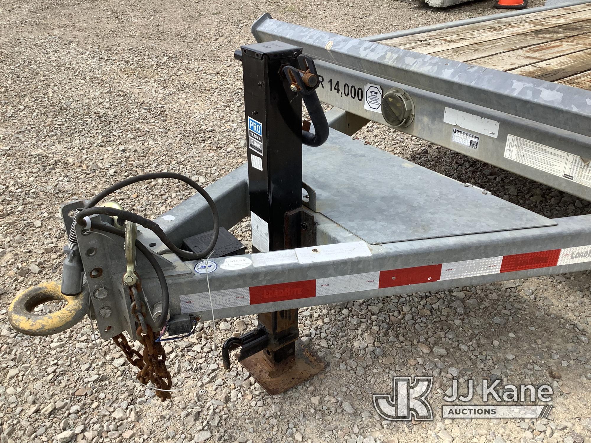 (Smock, PA) 2015 Load Rite Elite T/A Galvanized Tagalong Equipment Trailer Worn Deck