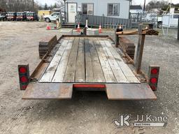 (Charlotte, MI) 2016 Lucon Inc. T/A Tilt Deck Tagalong Equipment Trailer