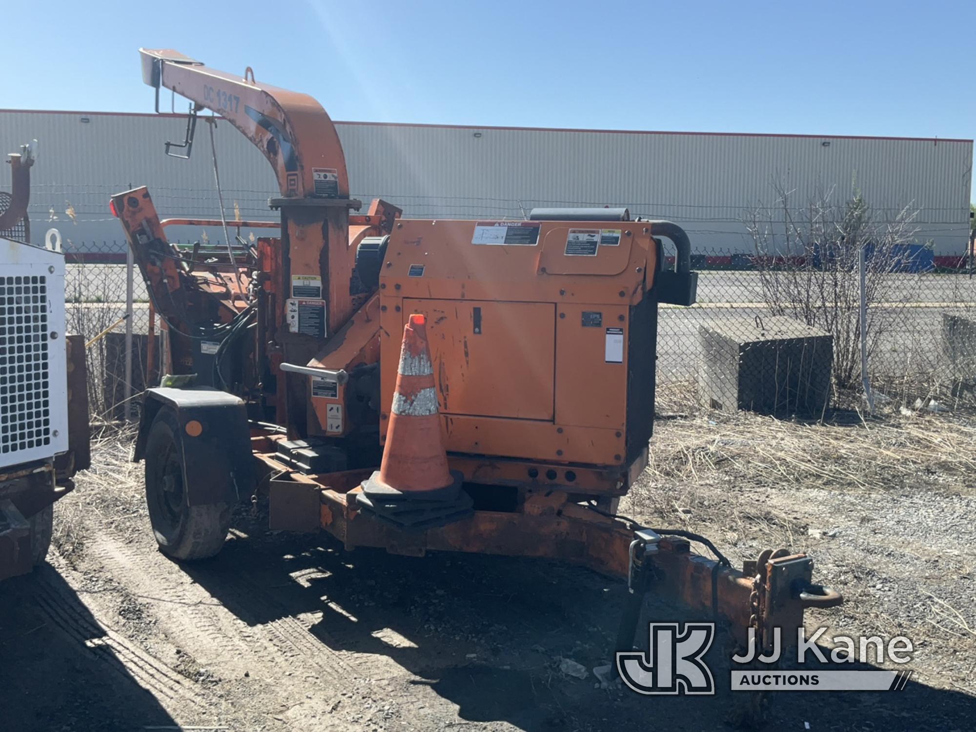 (Rome, NY) 2015 Altec DC1317 Chipper (13in Disc) Not Running, Condition Unknown, Rust Damage