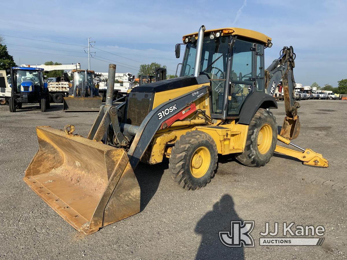 (Plymouth Meeting, PA) 2014 John Deere 310SK 4x4 Tractor Loader Backhoe No Title) (Runs Moves & Oper