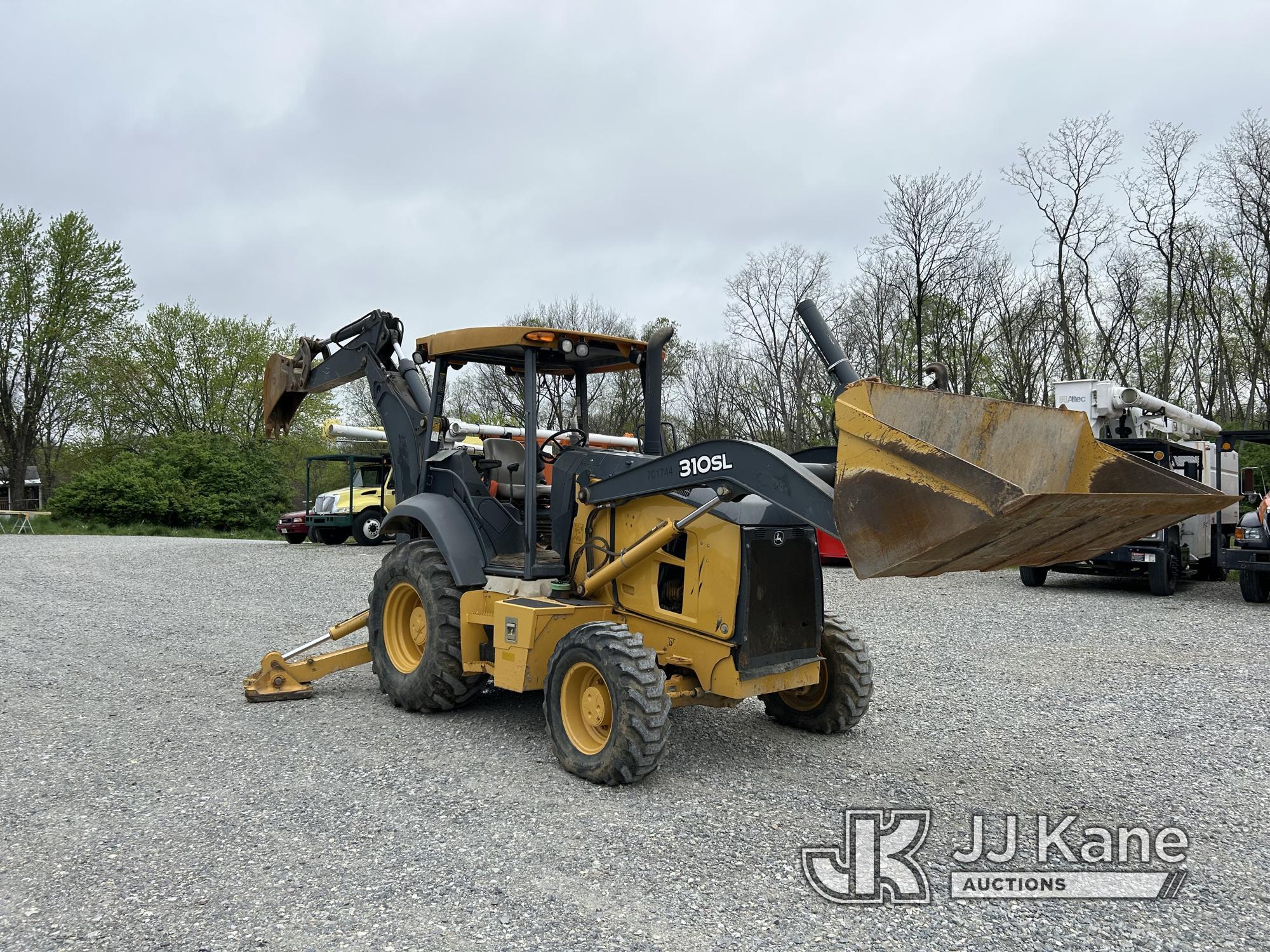 (Hagerstown, MD) 2016 John Deere 310SL Tractor Loader Backhoe Runs, Moves & Operates, Rust Damage, S