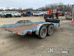 (Charlotte, MI) 1999 Butler T/A Tagalong Flatbed Trailer