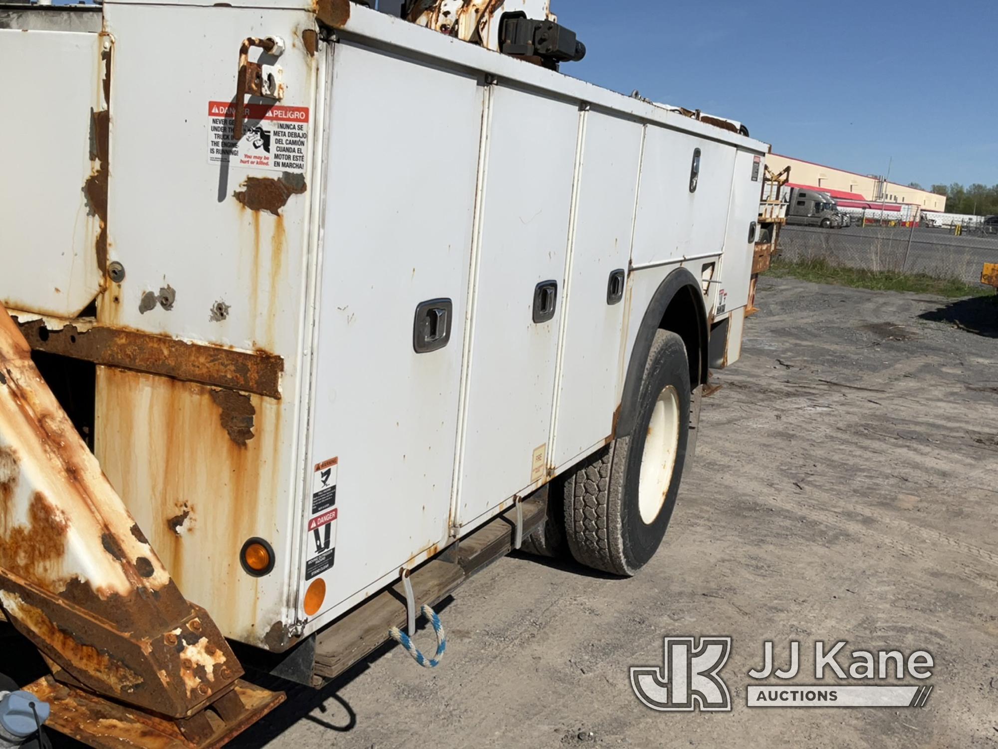 (Rome, NY) Altec AA55, Material Handling Bucket Truck rear mounted on 2016 Freightliner M2 106 Utili