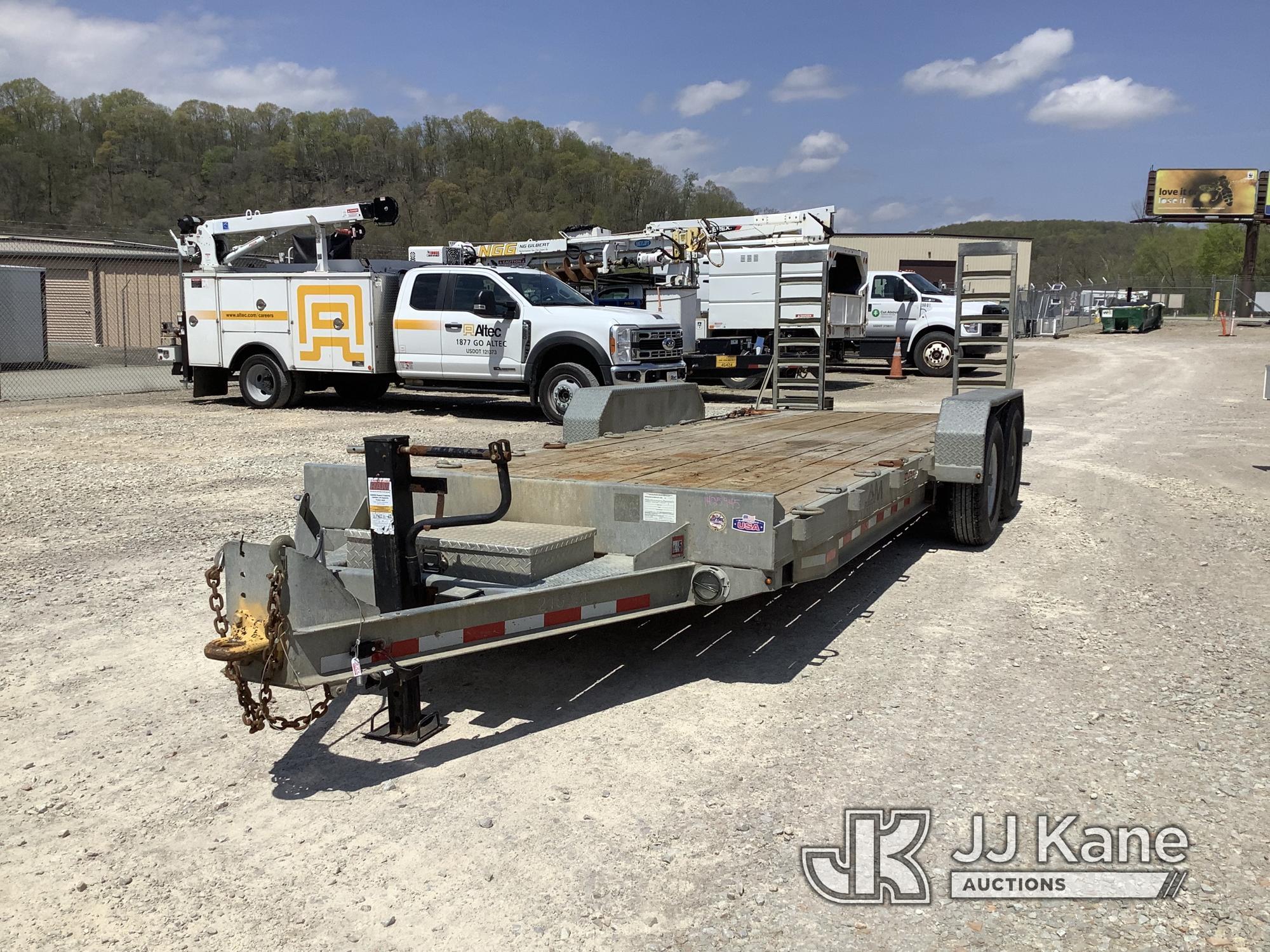 (Smock, PA) 2019 Cam Superline 7CAM20CP T/A Galvanized Tagalong Equipment Trailer