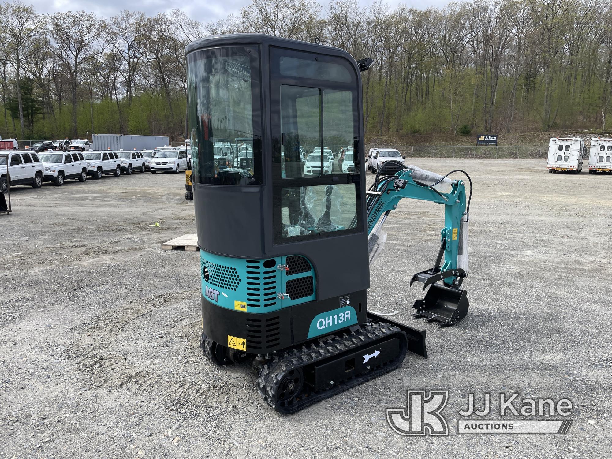 (Shrewsbury, MA) 2024 AGT QH13R Mini Hydraulic Excavator New/Unused