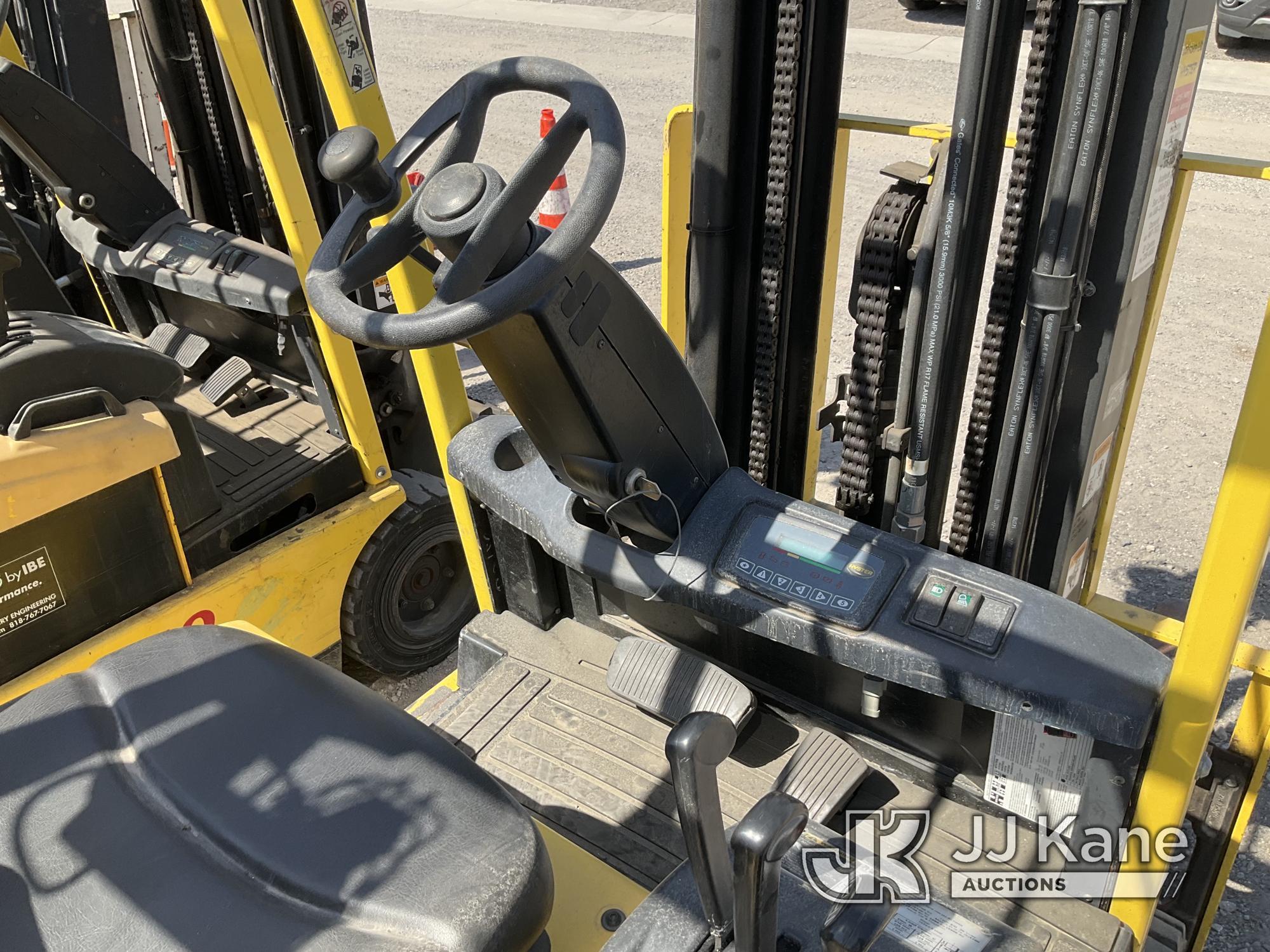 (Jurupa Valley, CA) 2008 Hyster J40ZT EV Solid Tired Forklift Starts & Operates