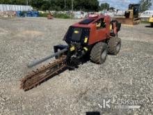 2021 Ditch Witch 410SX Walk Beside Articulating Cable Plow Danella Unit) (Runs & Operates