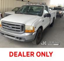 1999 Ford E350 Service Truck Runs & Moves, Interior Is Worn, Not Clearing Drive Cycle