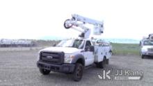 (Casper, WY) Altec AT37G, Articulating & Telescopic Bucket Truck mounted behind cab on 2016 Ford F55