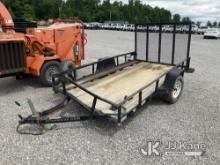 2022 Gatormade S/A Tagalong Trailer Wrecked, Bent Frame) (BUYER MUST LOAD