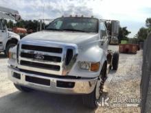2015 Ford F750 Cab & Chassis No Key, Not Running, Condition Unknown, Bad Engine