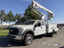 Altec AT40G, Articulating & Telescopic Bucket Truck mounted behind cab on 2019 Ford F550 4x4 Service