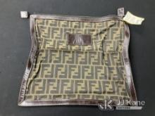 Brown Clutch Pouch (Used) NOTE: This unit is being sold AS IS/WHERE IS via Timed Auction and is loca