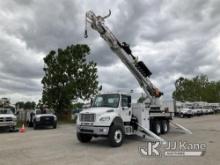 Altec DT65, Digger Derrick rear mounted on 2019 Freightliner M2-106 6X6 T/A Flatbed/Utility Truck Ru