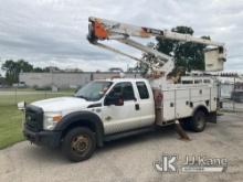 Terex/HiRanger LT40, Articulating & Telescopic Bucket Truck mounted on 2014 Ford F550 4x4 Extended-C