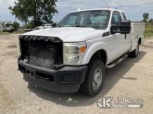 2013 Ford F250 4x4 Extended-Cab Pickup Truck Runs & Moves) (Has Zapping Noise Coming From Engine, Mi