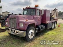 1991 Mack RD690S T/A Flatbed Truck Not Running, Cranks, Condition Unknown) (Condition Unknown on Mix