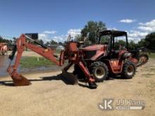 2015 Ditch Witch RT100 Rubber Tired Trencher Runs) (Only Moves In Creep, Hydraulic Cylinder In Plow 