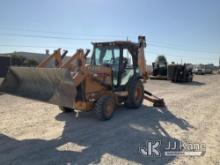 (Waxahachie, TX) 2014 CASE 580SN Tractor Loader Backhoe Runs, Moves, & Operates (Jump To Start)