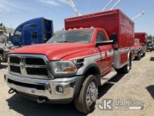 2011 RAM 4500 Ambulance/Rescue Vehicle, Def System Runs & Moves