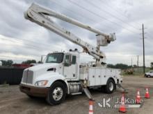 Altec AA55E, Articulating Material Handling Bucket Truck rear mounted on 2017 Kenworth T300 Utility 