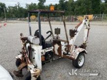 2000 RHM Go-FOR Portable Backhoe No Title) (Not Running Condition Unknown) (No Ignition, Rust Damage