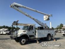 (China Grove, NC) Altec AA755L, Articulating Non-Over Center Bucket Truck rear mounted on 2005 Inter
