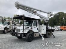 (China Grove, NC) Altec LR758, Over-Center Bucket Truck rear mounted on 2015 Freightliner M2 106 4x4
