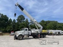 (China Grove, NC) Altec AC38-127S-EJ, Hydraulic Crane rear mounted on 2013 Peterbilt 365 Tri-Drive F