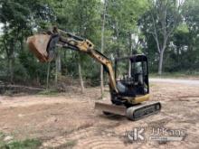 (Hagerstown, MD) 2015 Caterpillar 302.7D Mini Hydraulic Excavator Runs, Moves & Operates, Rust Damag