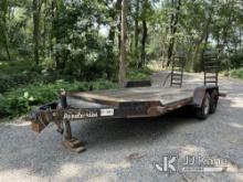 (Hagerstown, MD) 2015 Appalachian 10000 Lbs T/A Tagalong Equipment Trailer Worn Deck & Rust Damage