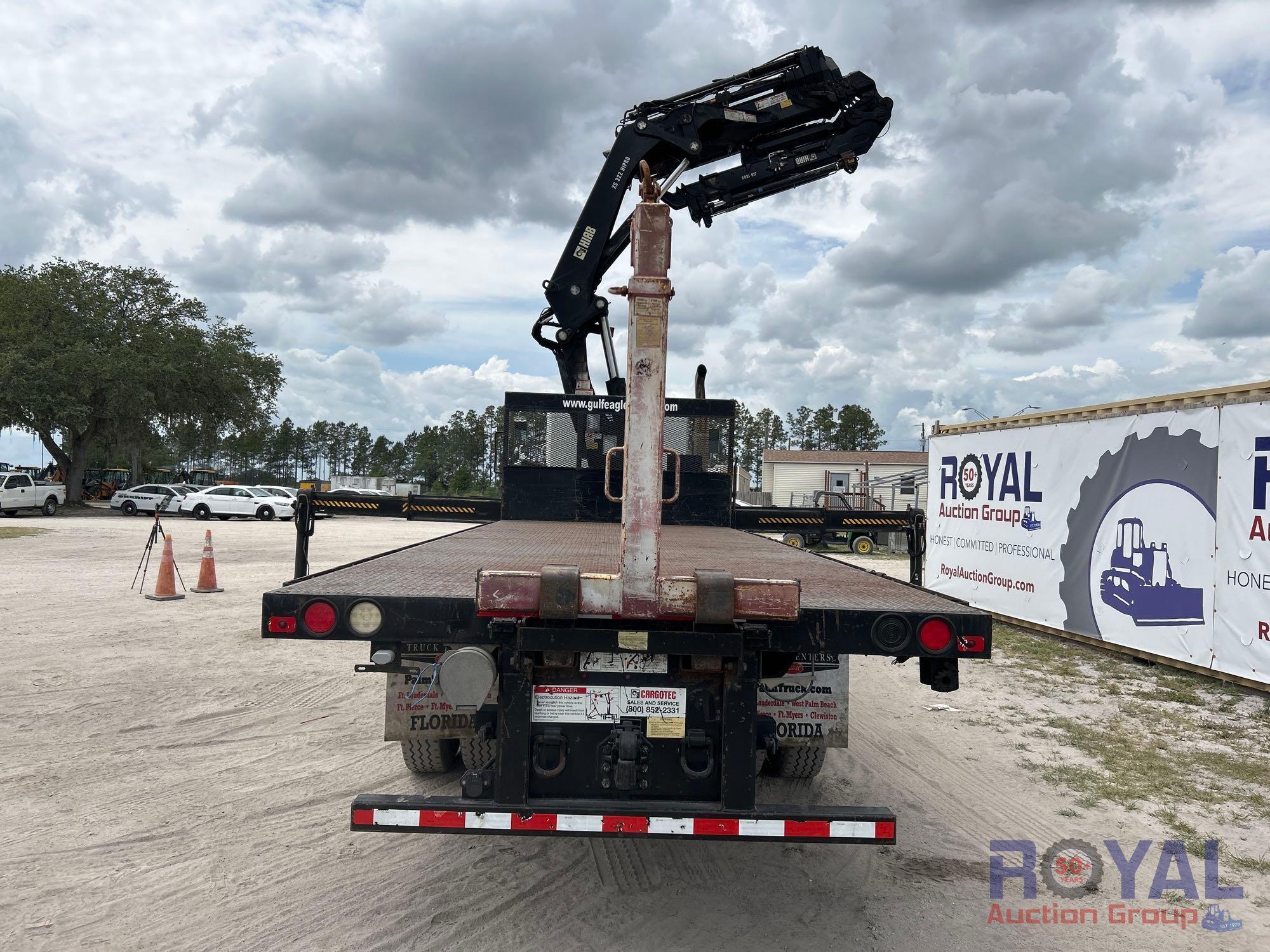 2014 Kenworth T400 Haib 322E-5 Hipro Knuckleboom Crane Truck