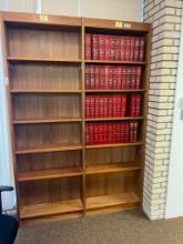 set of 2 shelves (no books)
